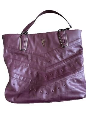 simply vera purse purple leather handbag